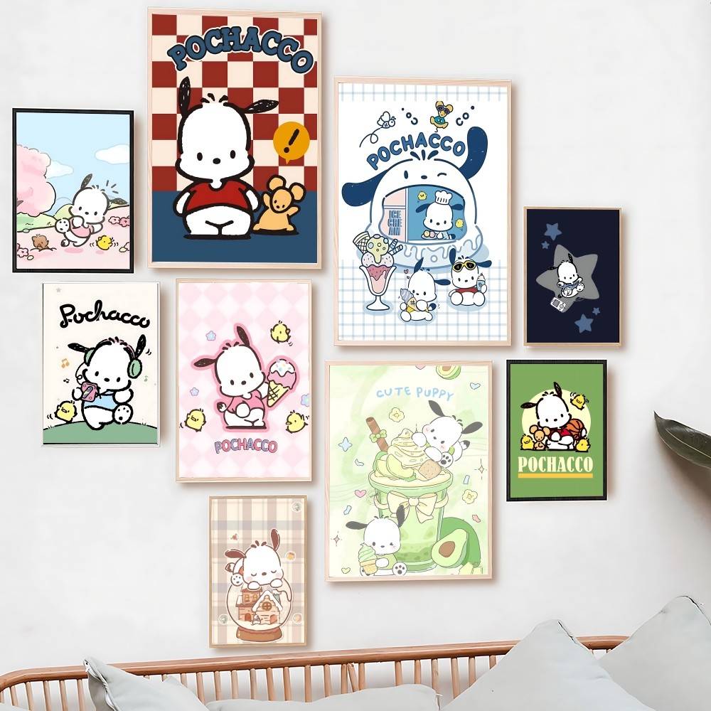 Resin Art Wallpaper - Kit di Pittura a Diamanti Pochacco,