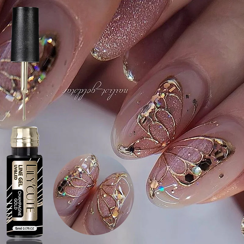 Resin Art Rose - LILYCUTE 5ml Vernice metallizzata super luminosa