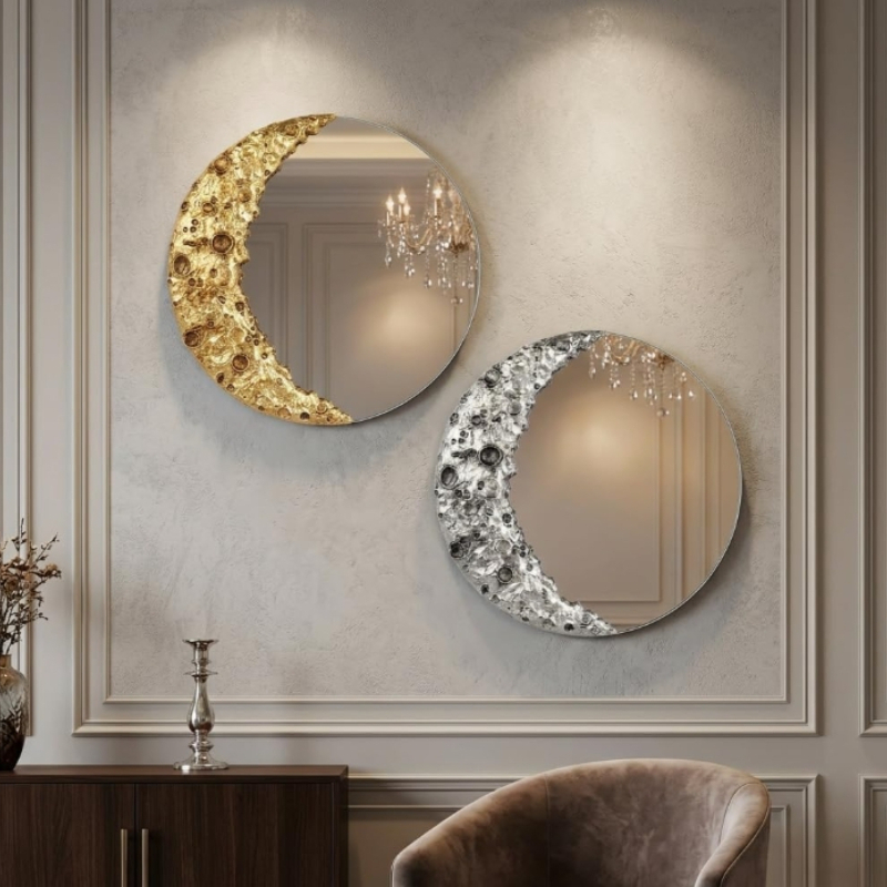 Nuovo Specchio Rotondo da Pare - Resin Art Wallpaper recensione e prezzo
