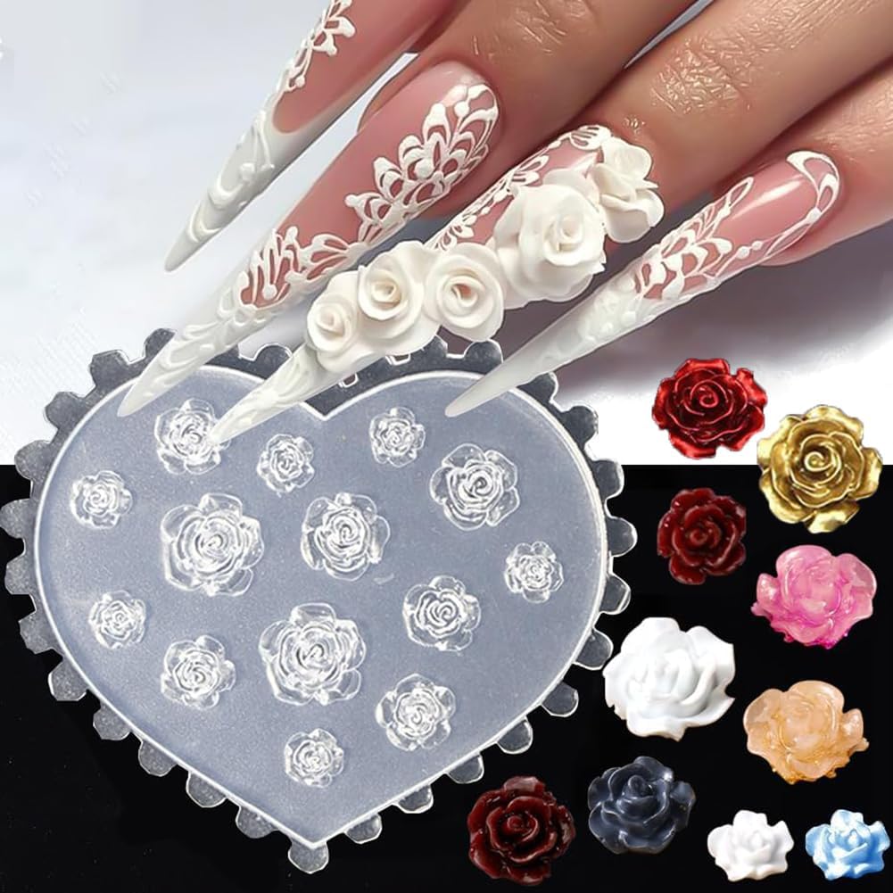 Stampi 3D per Unghie a Forma d - Resin Art Rose recensione e prezzo